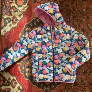 Hanna Anderson Bright Floral Puffer Jacket